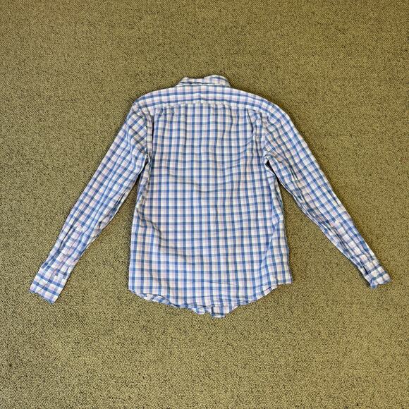 J Crew Slim Flex Washed Gingham Button Up Shirt US Men's S - Picture 2 of 6